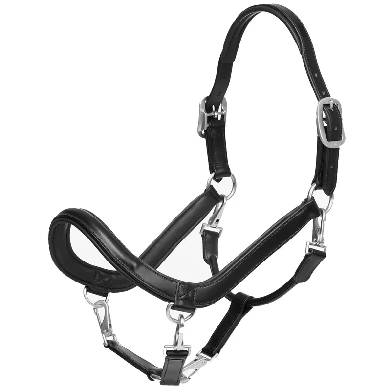 LeMieux Leather Grooming Halter - Black