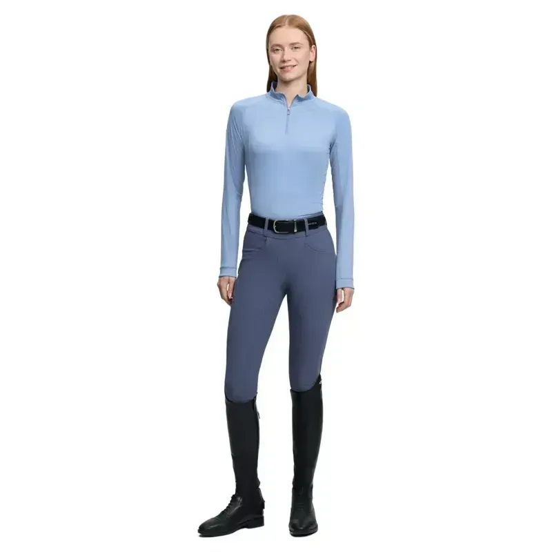 LeMieux Halle Women's Lightweight Base Layer - Powder Blue-2