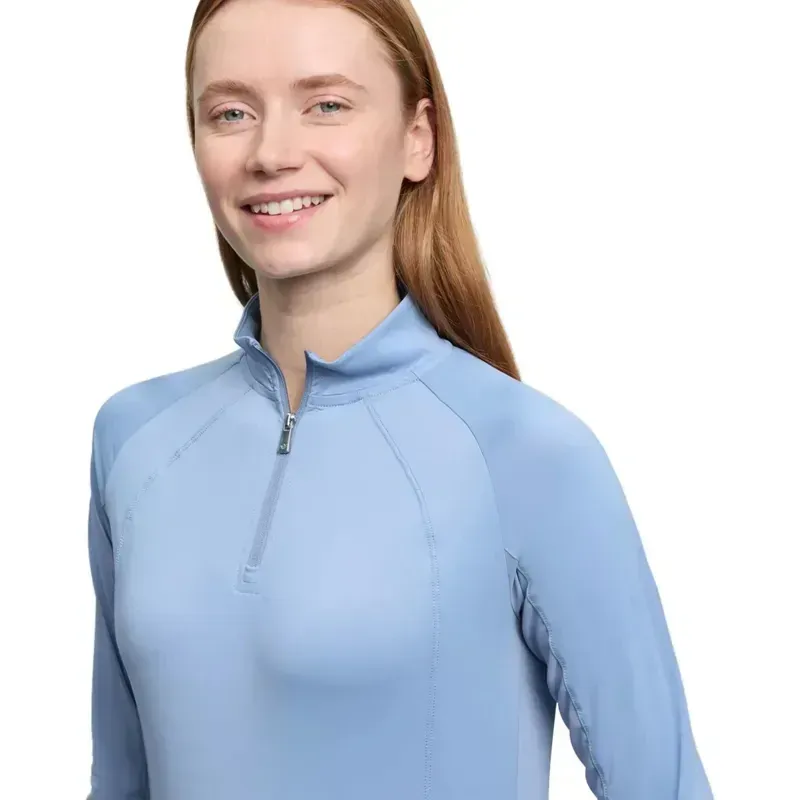 LeMieux Halle Women's Lightweight Base Layer - Powder Blue-3