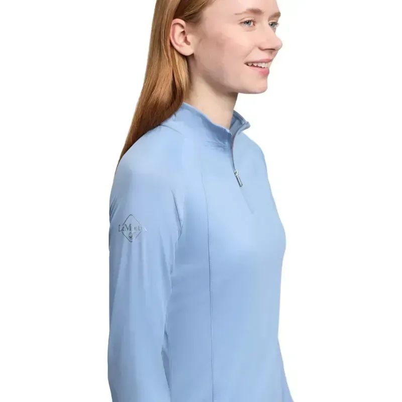 LeMieux Halle Women's Lightweight Base Layer - Powder Blue-5