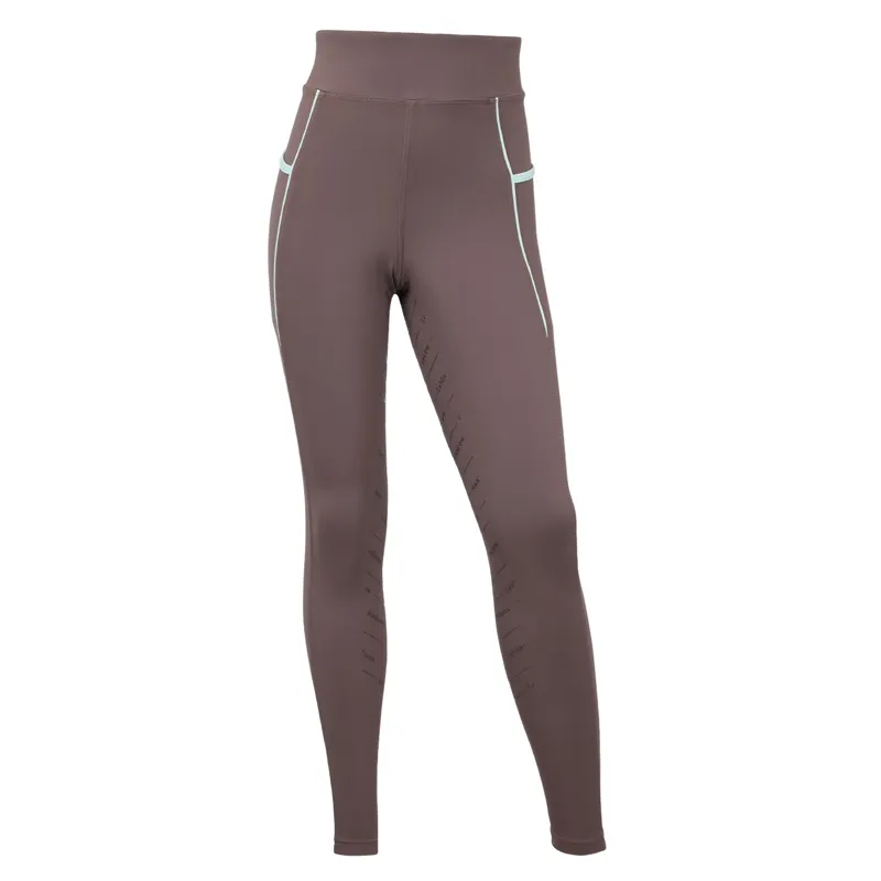 LeMieux x Harlow Young Rider Orla Full Grip Riding Tights - Walnut