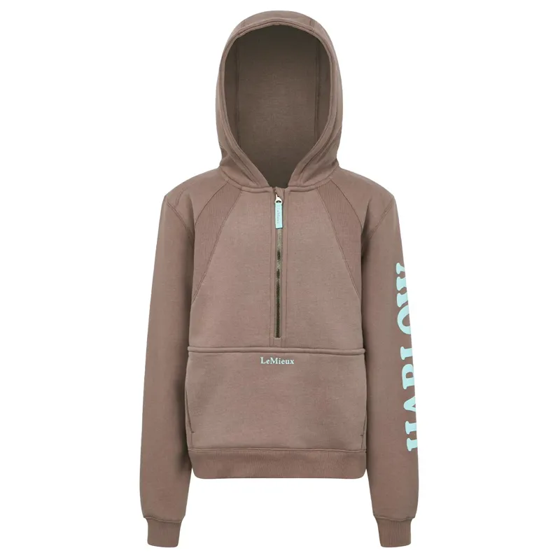 LeMieux x Harlow Young Rider Hoodie - Walnut