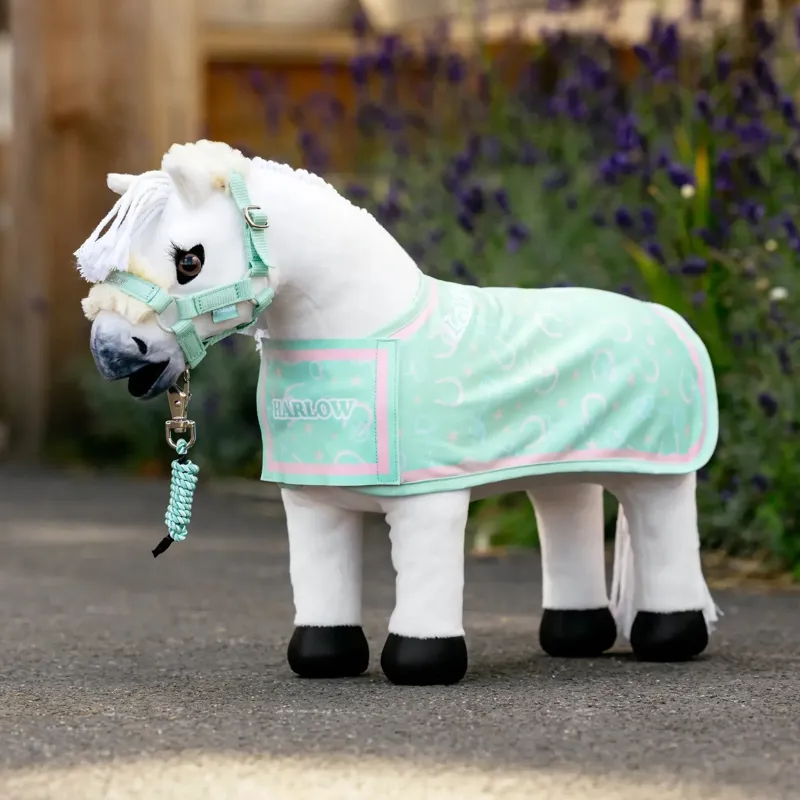 LeMieux Harlow Mini Toy Pony Show Rug - Softmint-1