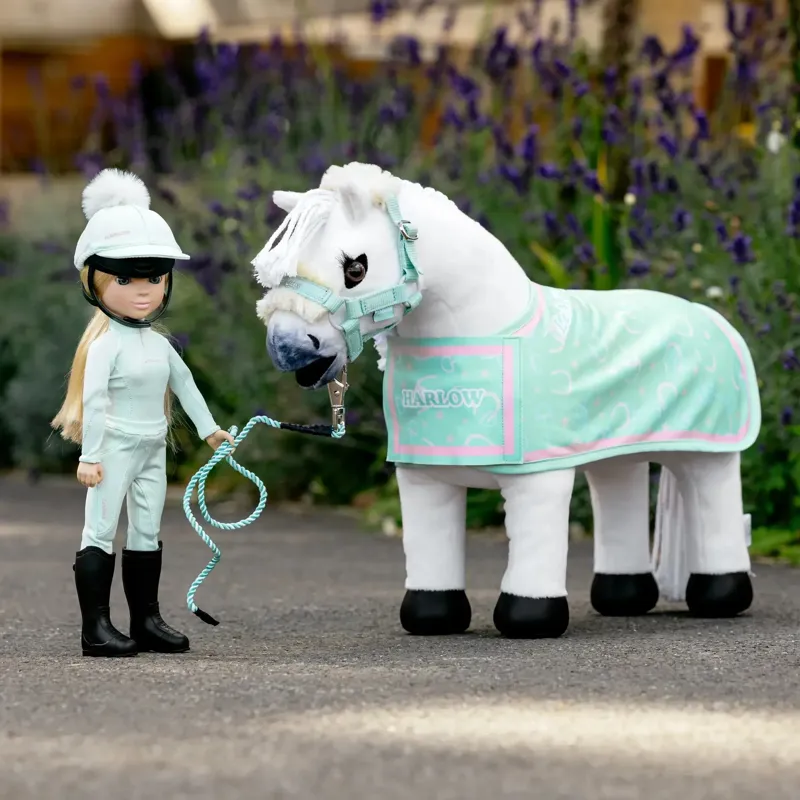 LeMieux Harlow Mini Toy Pony Show Rug - Softmint-2