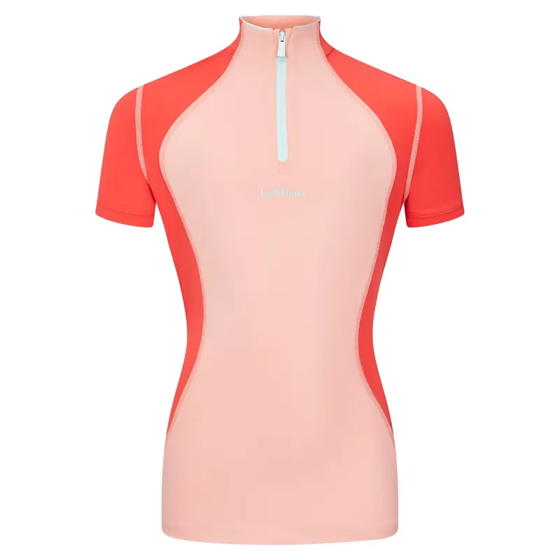 LeMieux x Harlow Young Rider Short Sleeve Base Layer - Sugar Pink