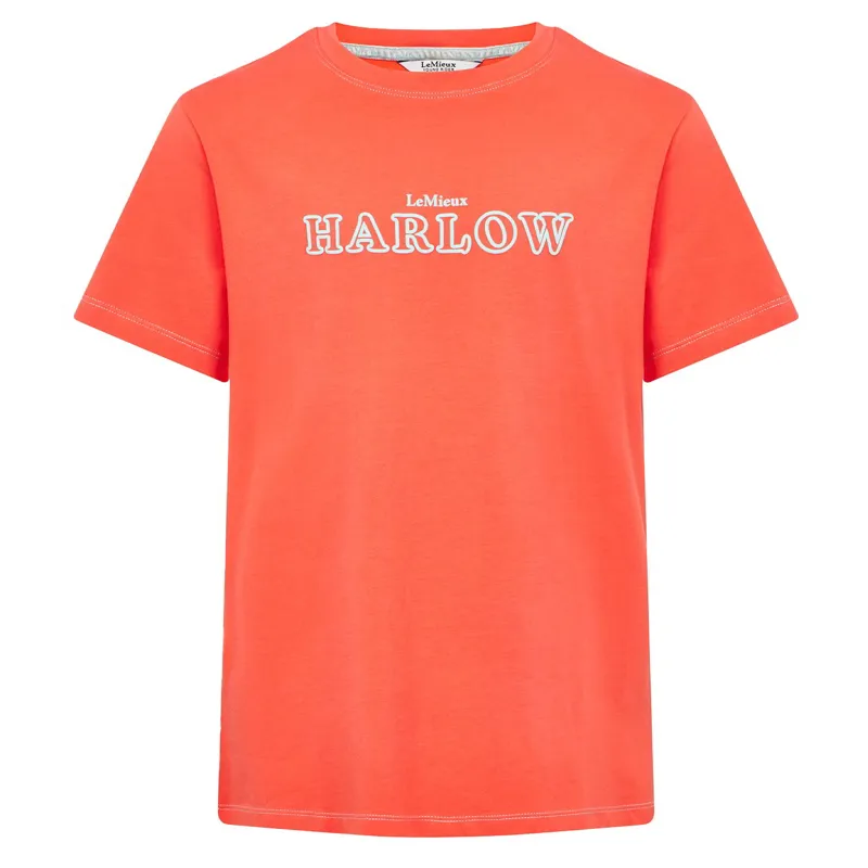 LeMieux x Harlow Junior Girls Tee - Coral Crush