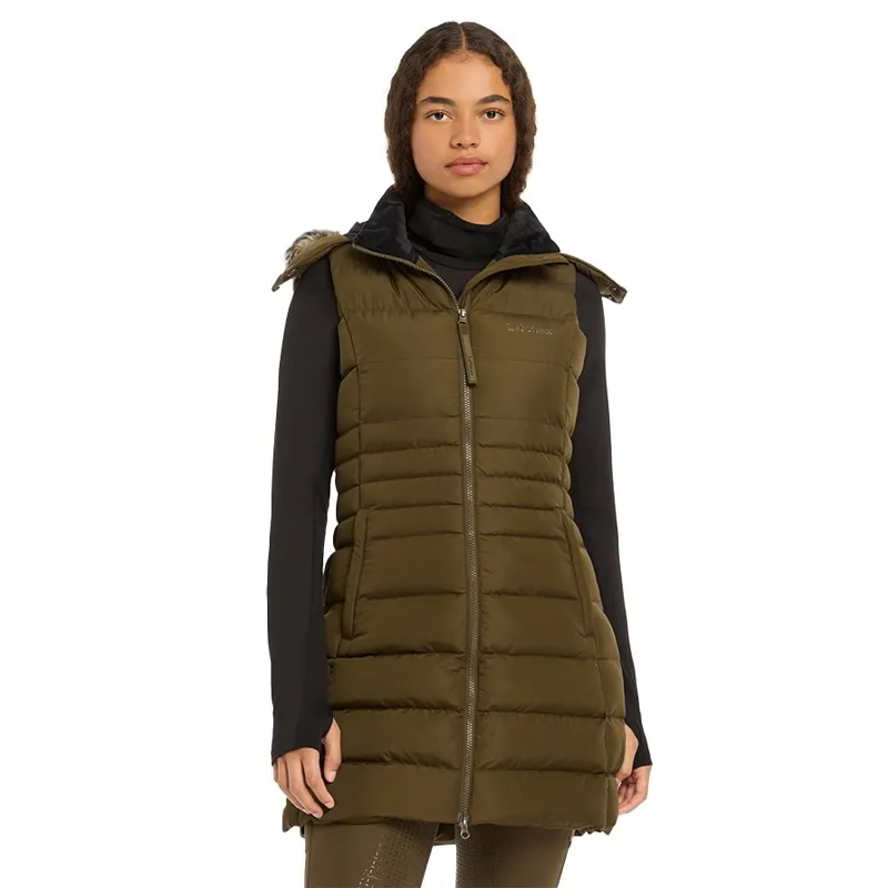 LeMieux Harper Ladies Longline Puffer Vest - Alpine-2