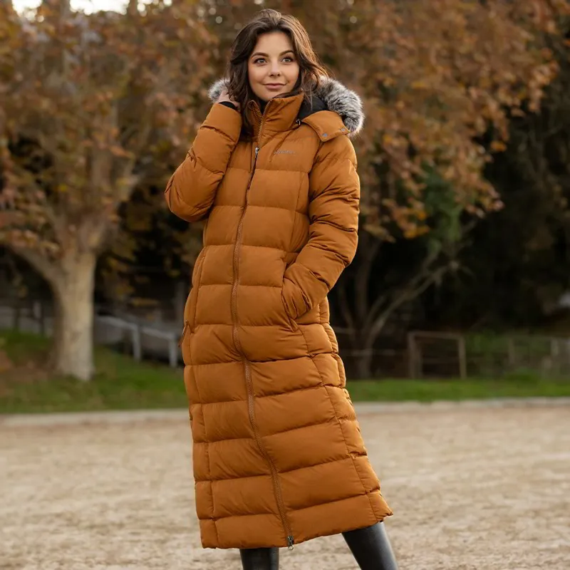 LeMieux Harper Women's Longline Puffer Jacket - Ginger-2