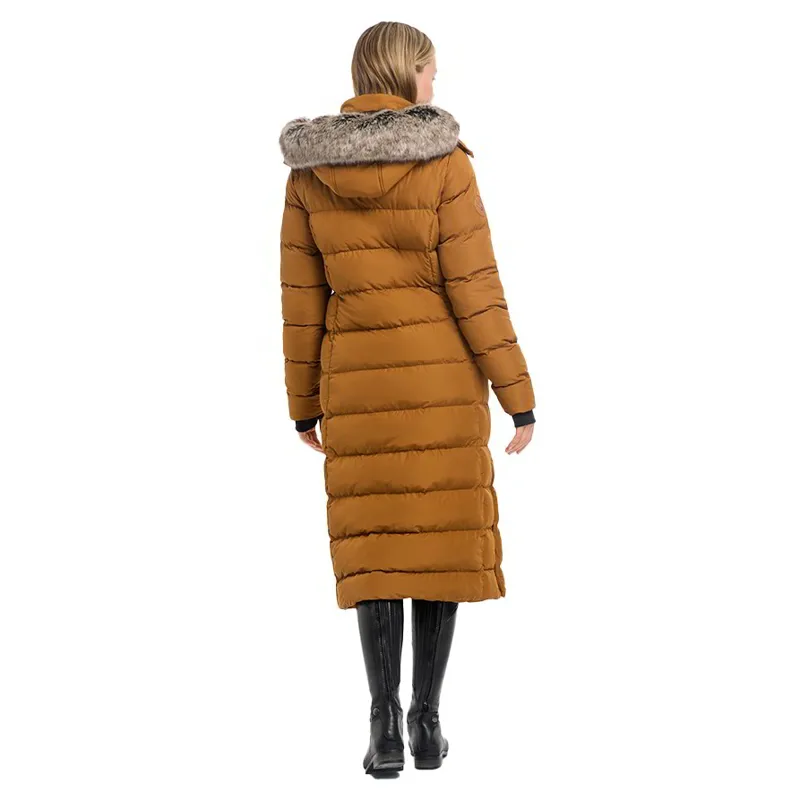 LeMieux Harper Women's Longline Puffer Jacket - Ginger-4