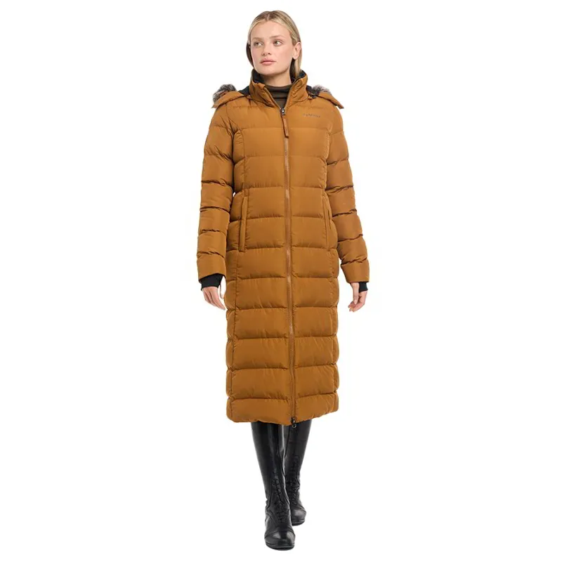 LeMieux Harper Women's Longline Puffer Jacket - Ginger-1