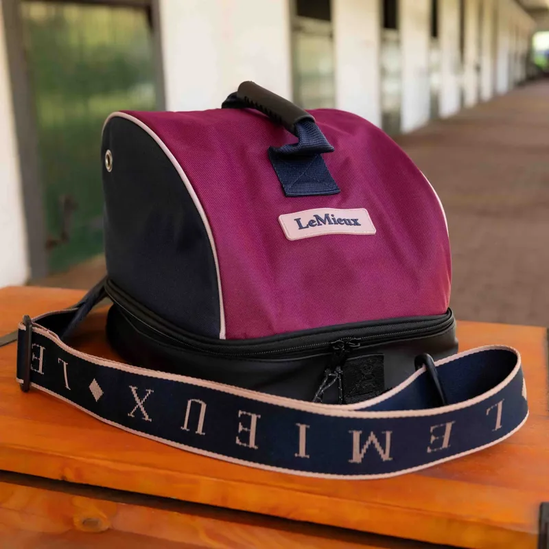 LeMieux Helmet Bag - Blackberry-1