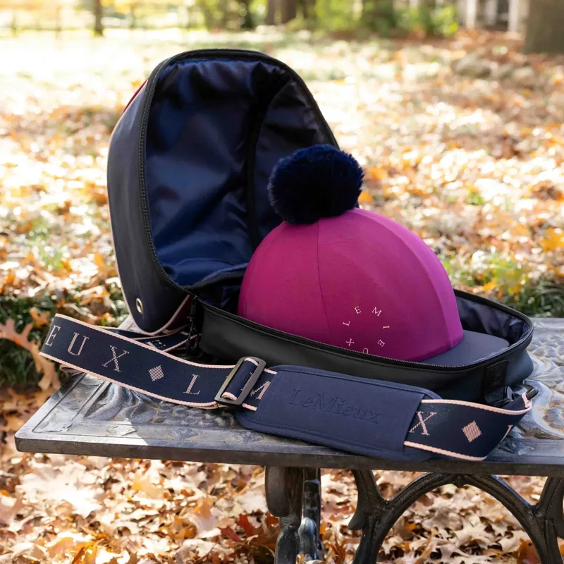 LeMieux Helmet Bag - Blackberry-3