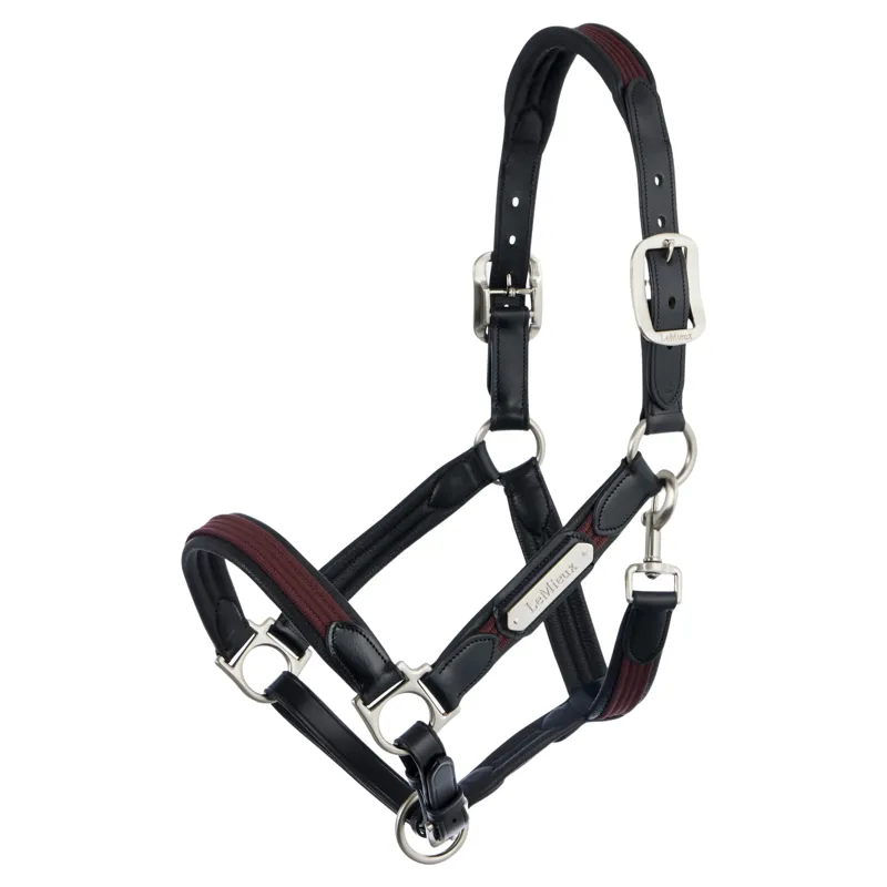 LeMieux Capella Leather Halter - Bramble