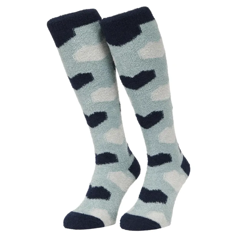 LeMieux Heart Fluffies Adult Socks - Aloe