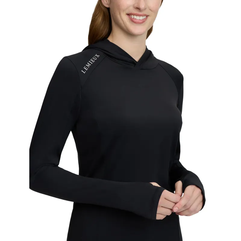 LeMieux Heidi Women's Hooded Mid Layer - Black-4