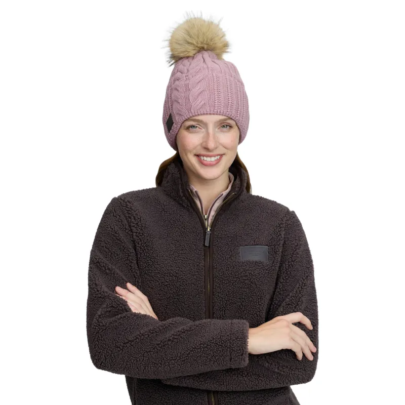 LeMieux Heritage Knit Beanie - Wild Rose-2