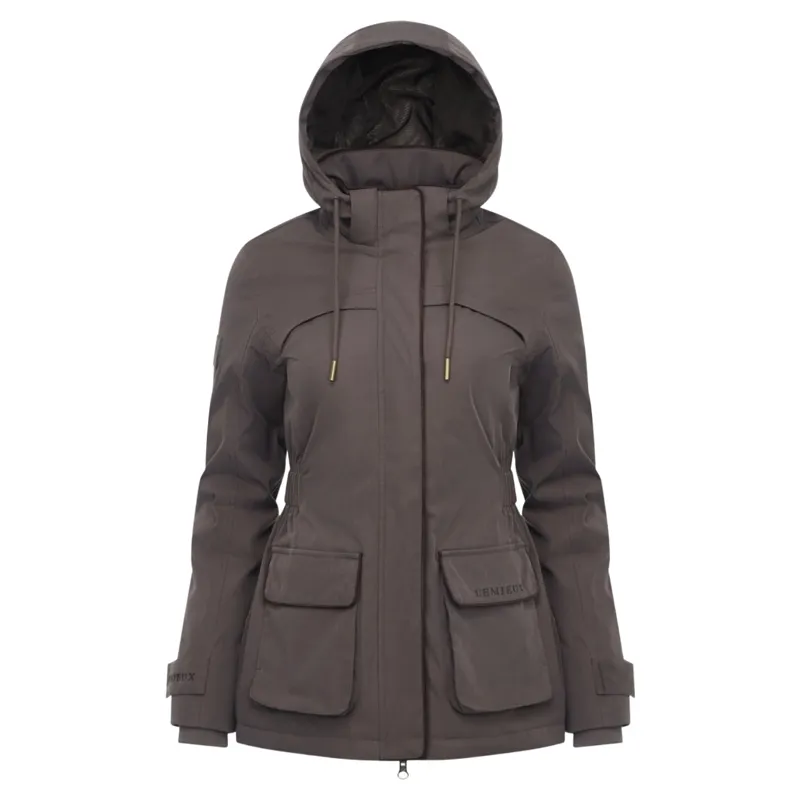 LeMieux Heritage Beatrice Women's Waterproof Coat - Cocoa-2