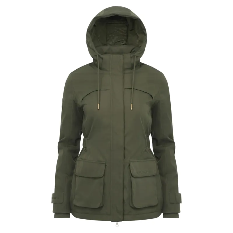 LeMieux Heritage Beatrice Women's Waterproof Coat - Olive-1