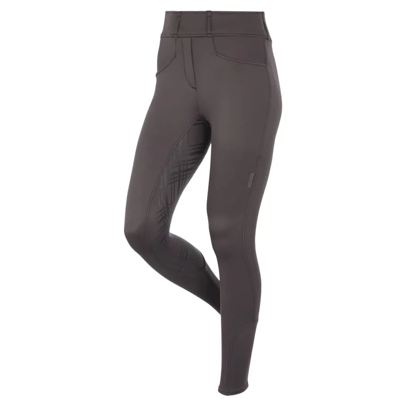 LeMieux Heritage Check Full Grip Women's Riding Tights - Cocoa-1