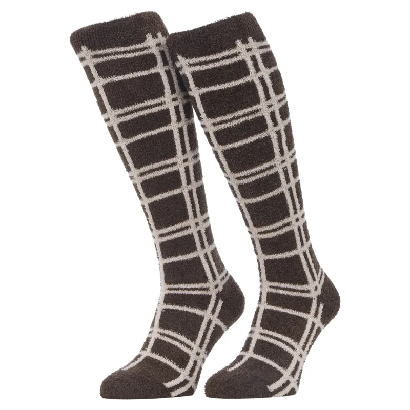 LeMieux Heritage Fluffies Adult Socks - Cocoa