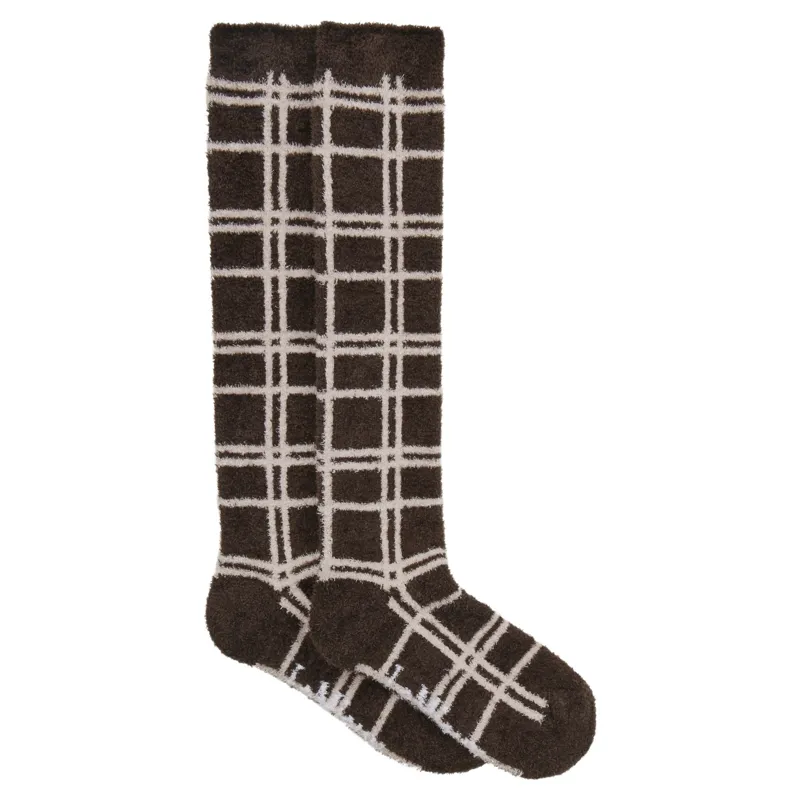 LeMieux Heritage Fluffies Adult Socks - Cocoa-1