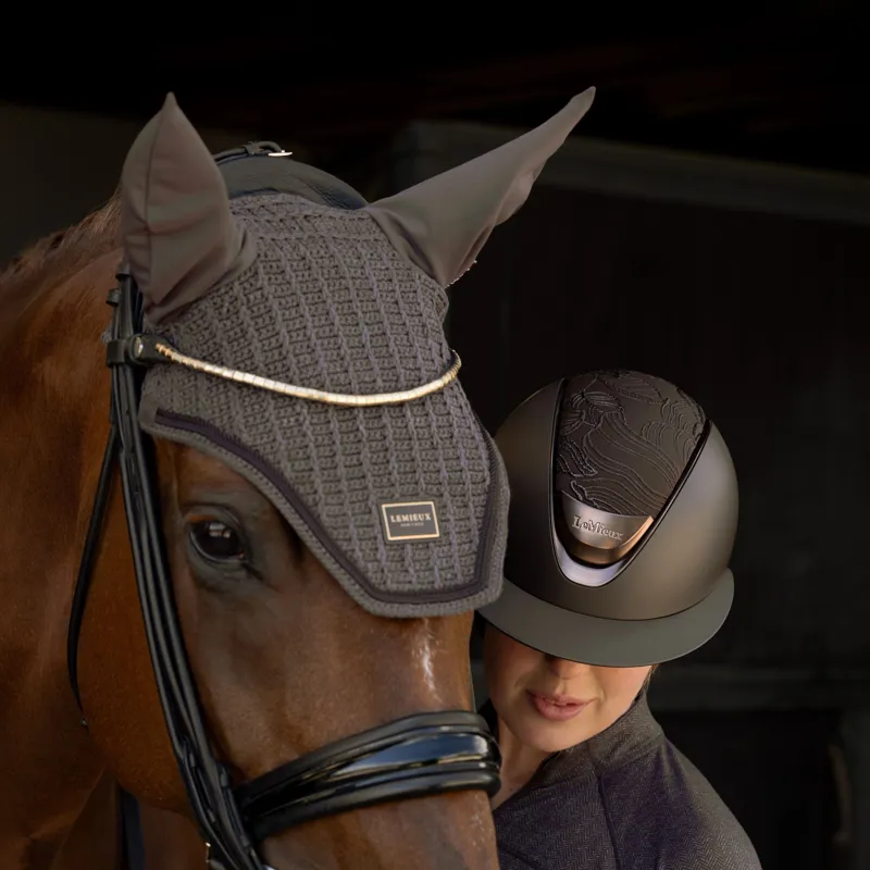 LeMieux Heritage Fly Bonnet - Cocoa Pre-Order-1