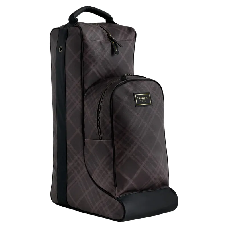LeMieux Heritage Helmet and Boot Bag - Cocoa