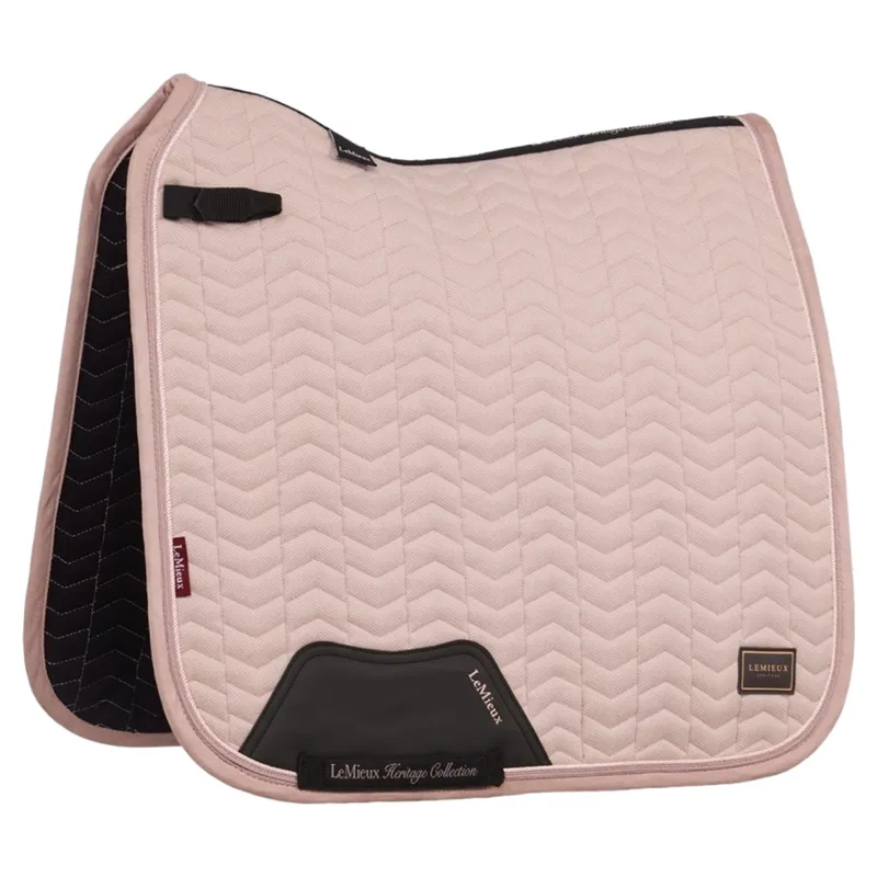 LeMieux Heritage Herringbone Dressage Saddle Pad - Wild Rose Pre-Order