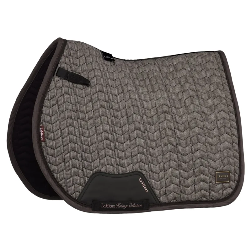LeMieux Heritage Herringbone Jump Saddle Pad - Cocoa Pre-Order