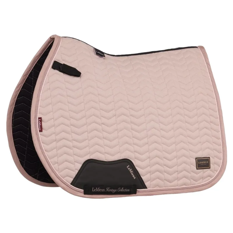 LeMieux Heritage Herringbone Jump Saddle Pad - Wild Rose Pre-Order