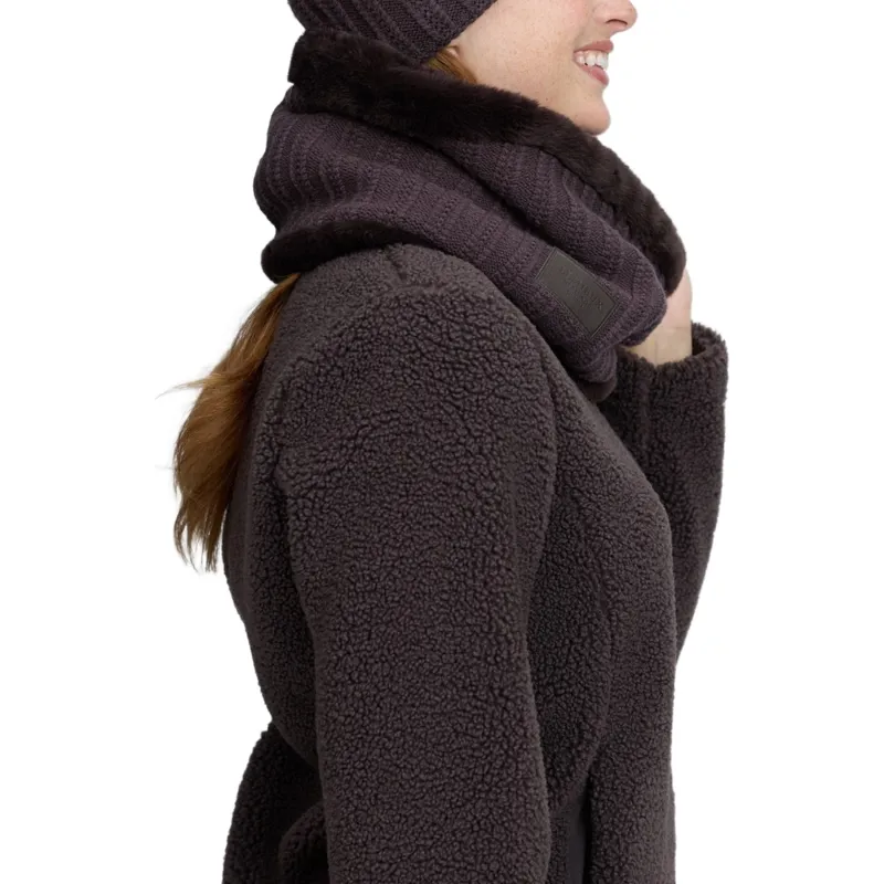 LeMieux Heritage Knitted Snood - Cocoa-3