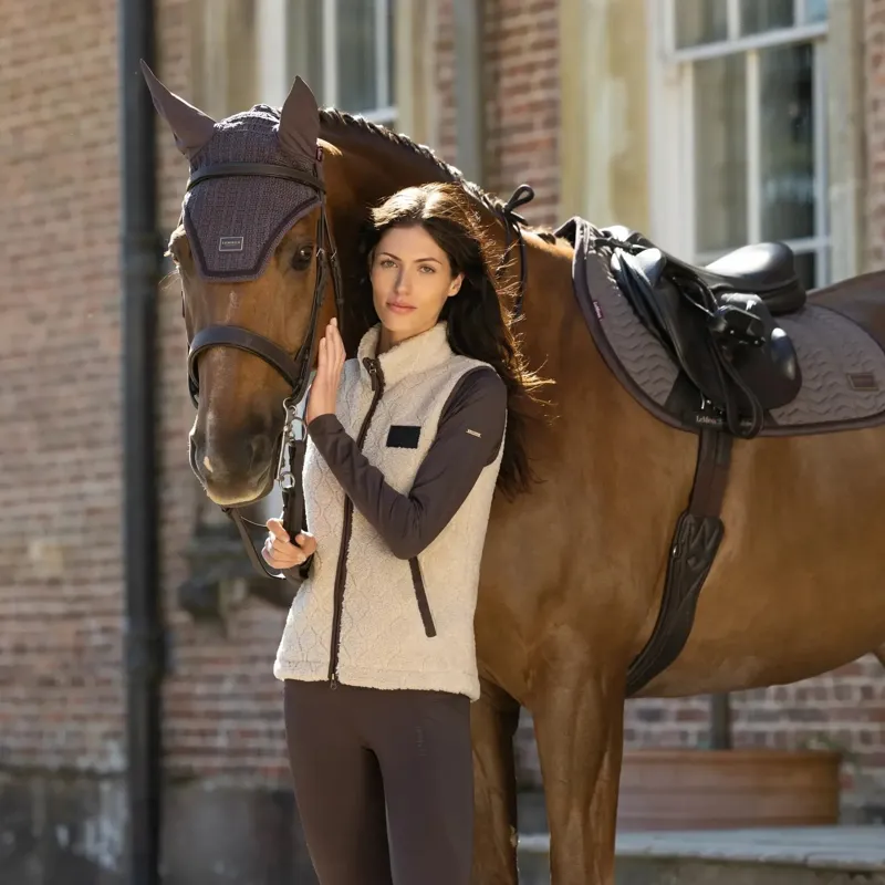 LeMieux Heritage Women's Borg Vest - Stone-7