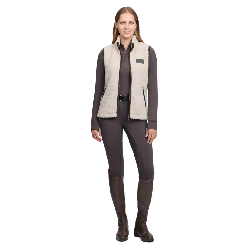 LeMieux Heritage Women's Borg Vest - Stone-8
