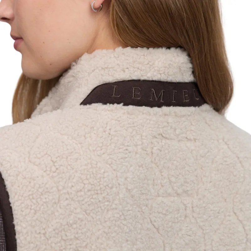 LeMieux Heritage Women's Borg Vest - Stone-4