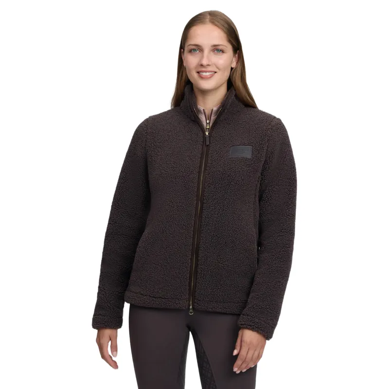 LeMieux Heritage Women's Borg Full Zip Jacket - Cocoa