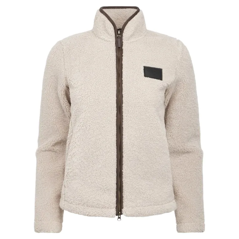 LeMieux Heritage Women's Borg Zip Through Jacket - Stone-2