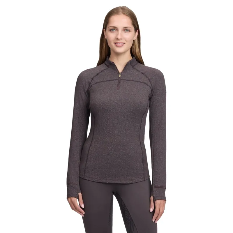 LeMieux Heritage Women's Herringbone Base Layer - Cocoa