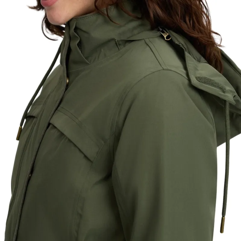 LeMieux Heritage Beatrice Women's Waterproof Coat - Olive-11