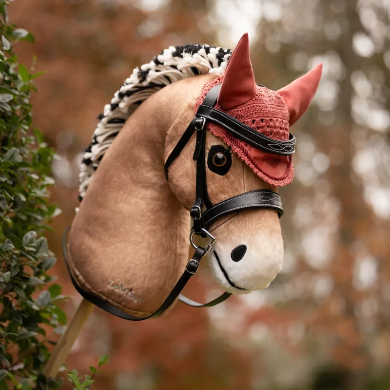 LeMieux Hobby Horse Toy Fly Hood - Spiced Earth-1