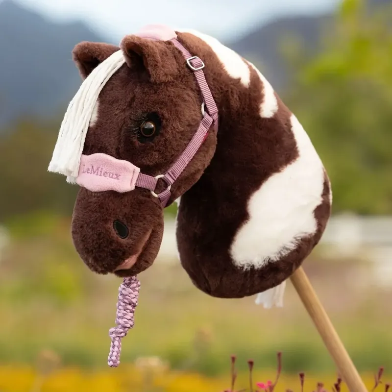 LeMieux Hobby Horse Vogue Halter and Lead Rope Set - Mallow-1