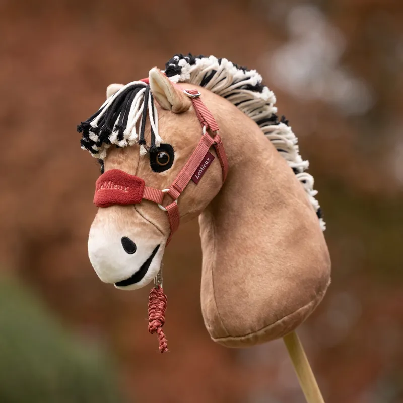 LeMieux Hobby Horse Vogue Halter and Lead Rope Set - Spiced Earth-1