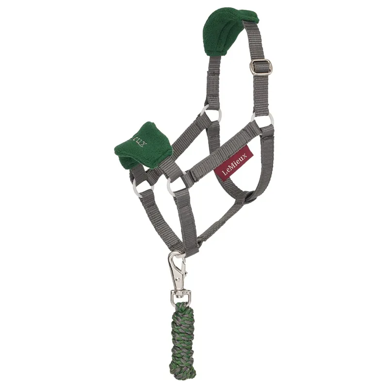 LeMieux Hobby Horse Vogue Halter and Lead Rope Set - Hunter Green