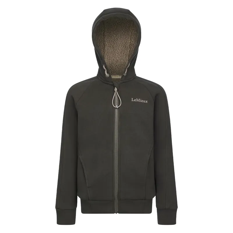 LeMieux Young Rider Hollie Sherpa Junior Hoodie - Cinder