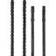 LeMieux Hunter Leather Laced Reins with Stitching - Black/Silver