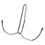 LeMieux Hunter Standing Martingale - Havana/Silver