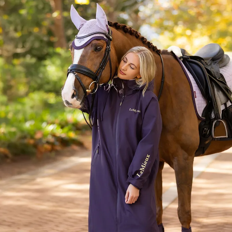 LeMieux HydroShield Women's Waterproof Robe Coat - Juniper-4