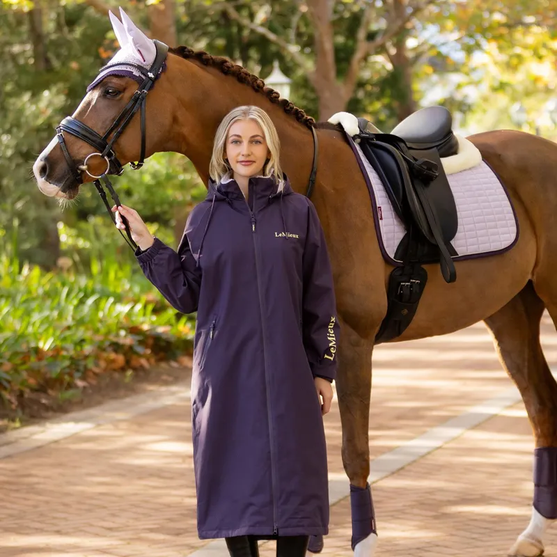 LeMieux HydroShield Women's Waterproof Robe Coat - Juniper-1