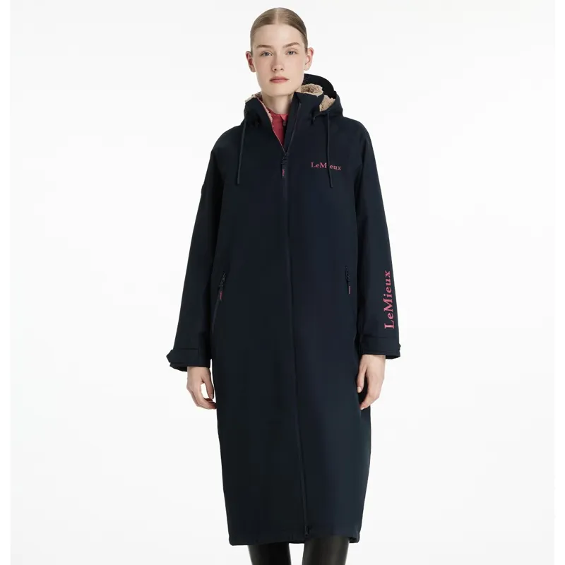 LeMieux HydroShield Women's Waterproof Changing Robe - Navy-2
