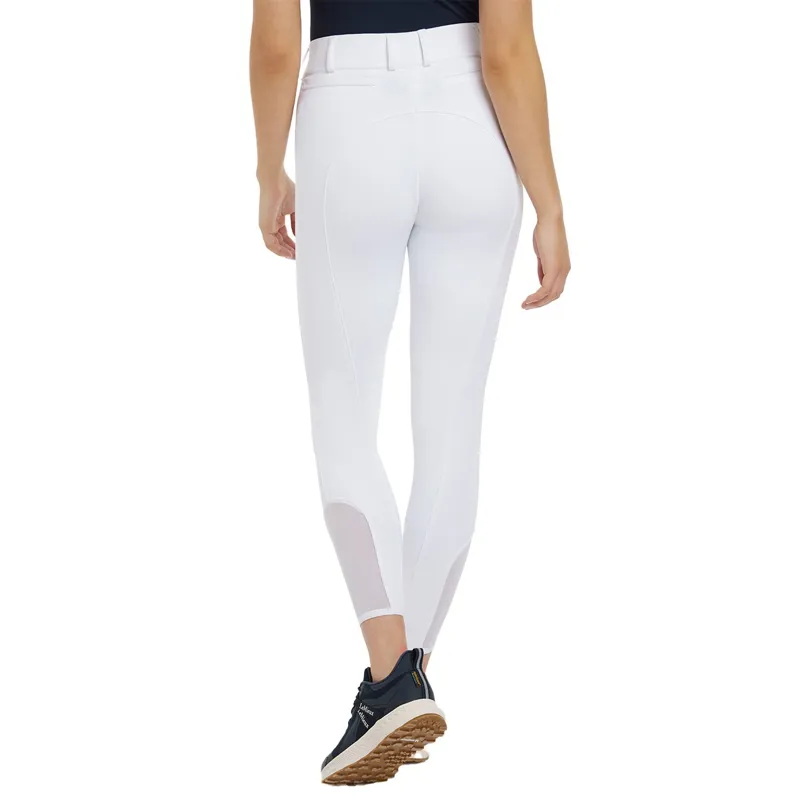 LeMieux Imogen Knee Patch Womens Breeches - Light Grey-1
