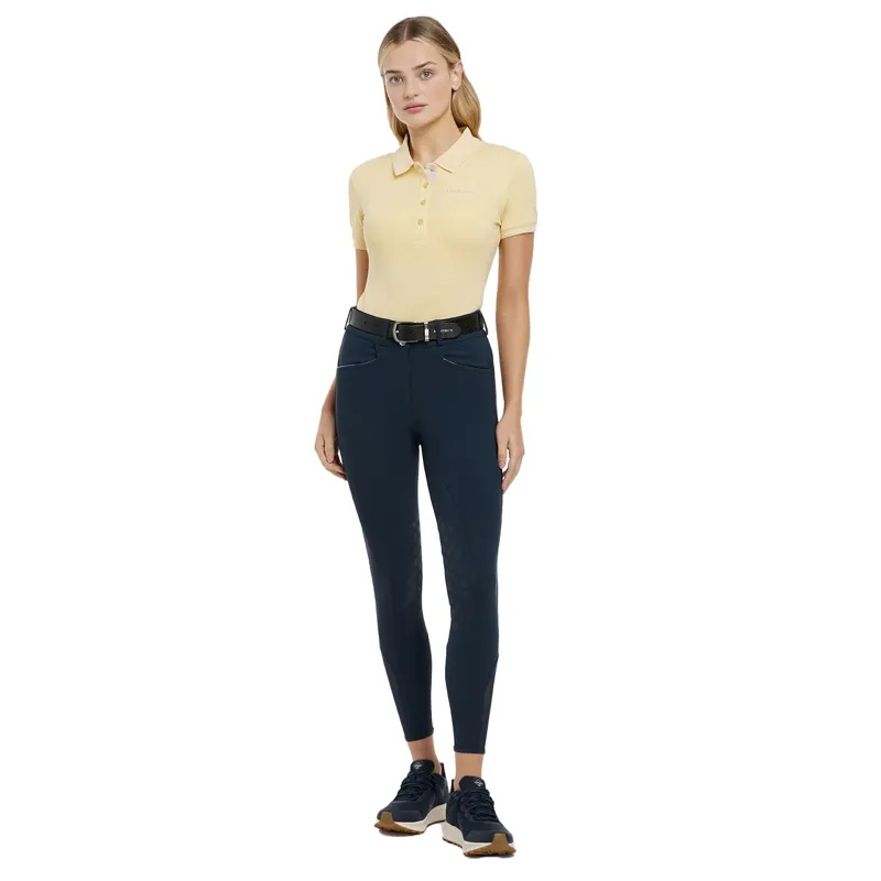 LeMieux Imogen Knee Grip Womens Breeches - Navy-3